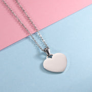 Stainless Steel Round Circle Heart Pendant – Jewelry Gift Ideas — 6