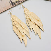 Retro Style Willow Leaf Long Women's Earrings – Stylish Gifts — 4