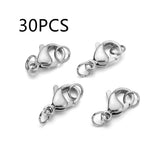 Stainless Steel Lobster Buckle 60 Single Ring Set – Stylish Gifts — 8