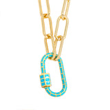 Niche Design Oval Thick Chain Hip Hop Necklace – Jewelry Gift Ideas — 3