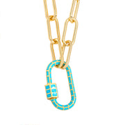 Niche Design Oval Thick Chain Hip Hop Necklace – Jewelry Gift Ideas — 3