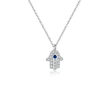 S925 Silver Devil's Eye Zircon Necklace – Jewelry Gift Ideas — 3