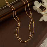 Women's Versatile Double-layer Clavicle Chain – Gifts for Her — 3