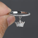 Crown Element Gold-plated Pendant Wedding Ring – Jewelry Gift Ideas — 20