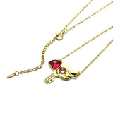 Girl Cherry Bird Head Seal Key Necklace – Jewelry Gift Ideas — 2