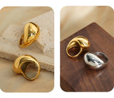 18K Gold Non-fading Chubby Ball Ring For Women – Gifts for Her — 5