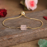 Multiple Prismatic Stone Metal Chain Bracelet – Jewelry Gift Ideas — 9