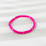 Rainbow Candy Clay Bead Eye Bead Bracelet – Jewelry Gift Ideas — 18