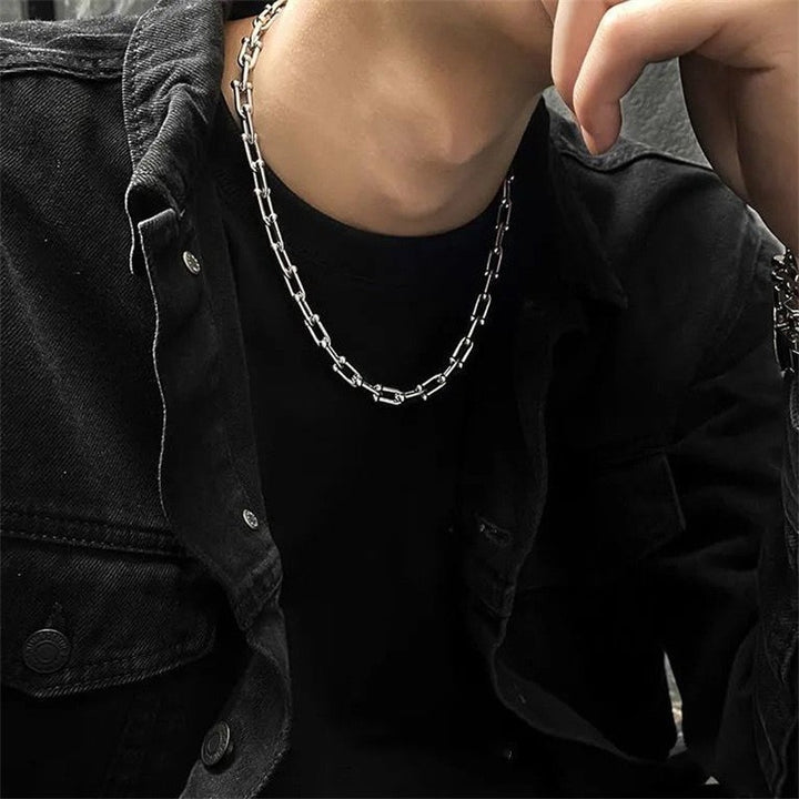 Minimalist Ins Horseshoe Chain Men's Bracelet – Jewelry Gift Ideas — 1