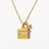Shell Titanium Steel Album Necklace Opening – Jewelry Gift Ideas — 20