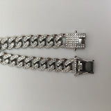 Cuban Chain 12mm Full Diamond Bracelet – Jewelry Gift Ideas — 6