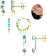 Electroplating Real Gold Ear Clip Ear Studs 6 Pieces – Stylish Gifts — 6
