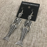 Halloween Earrings Mermaid Skull Skeleton – Small Gift Ideas — 3