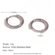 All-match Ear Clip Ear Hoop Jewelry Niche Stainless – Stylish Gifts — 4