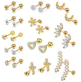 Women's Fashion Zircon Ear Studs – Stylish Gifts — 9