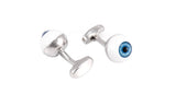 Blue Pupil Eye Shape Cufflinks – Unique Gift Ideas — 4