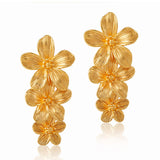 Flower Pendant Personalized Ear Studs – Jewelry Gift Ideas — 6