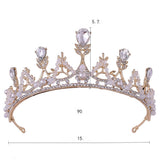 Korean Style Bridal Crown Earring Set – Jewelry Gift Ideas — 14