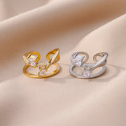 Elegant And Luxurious Heart-shaped Personalized Ring – Stylish Gifts — 3