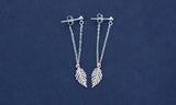 Fashion Long Leaf Back Earrings – Stylish Gifts — 3