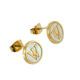 Titanium Steel 26 English Alphabet Letter Earrings – Thoughtful Gifts — 2