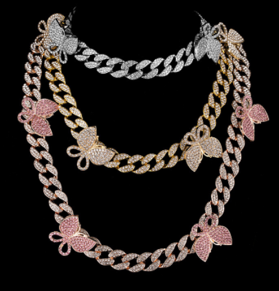 15mm Butterfly Cuban Chain – Birthday Gifts — 1