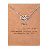 Zen Buddhist Lotus Stainless Steel Pendant – Jewelry Gift Ideas — 1