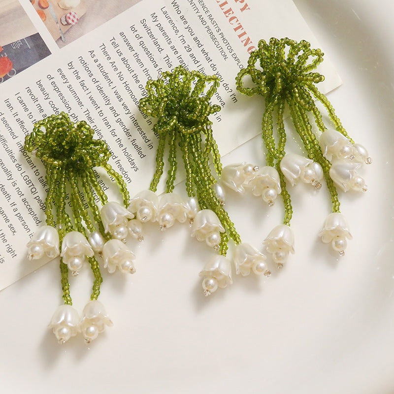 Tassel Flower Earrings Diy Acrylic – Creative Gifts — 1