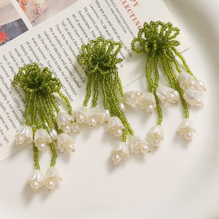 Tassel Flower Earrings Diy Acrylic – Creative Gifts — 1
