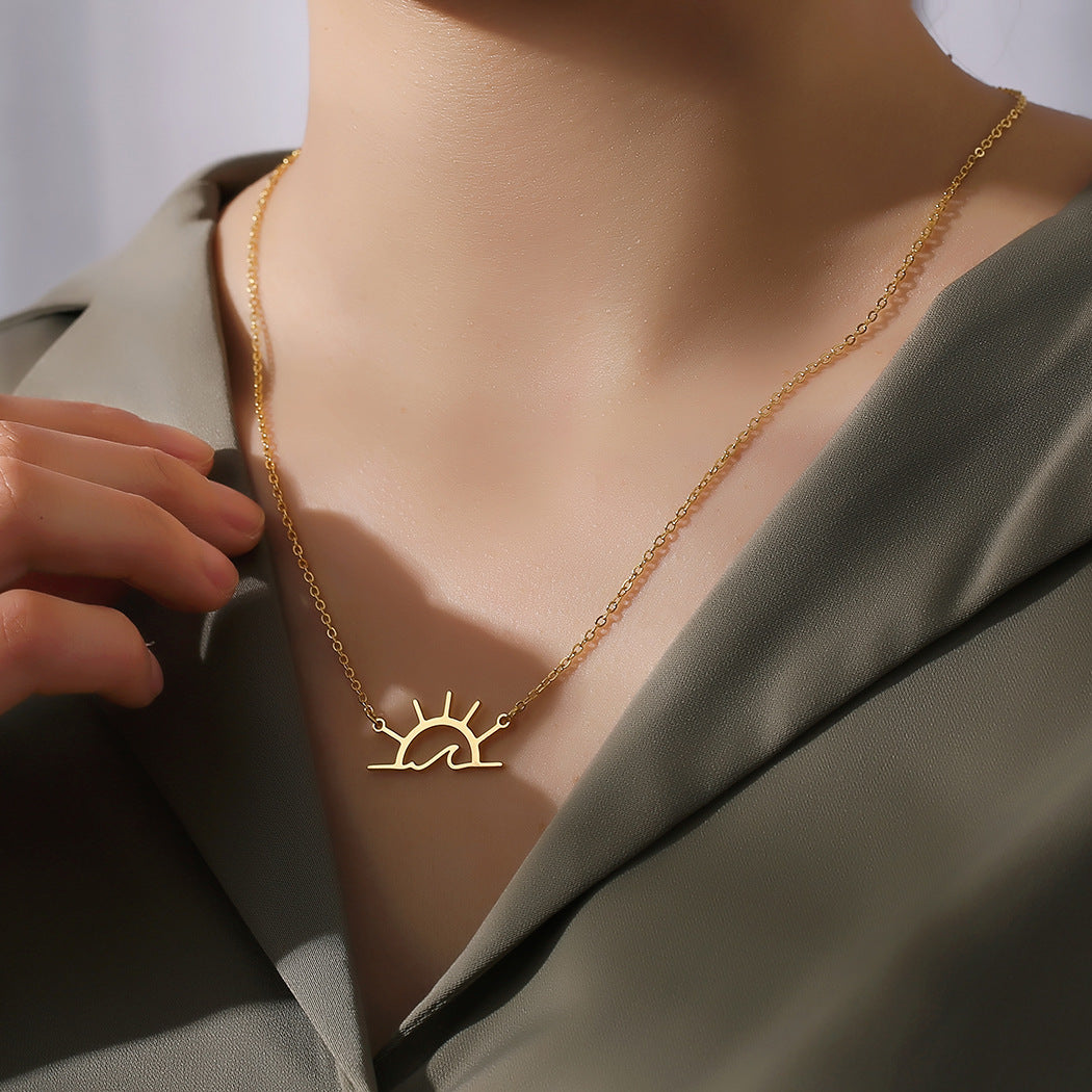 Fashion Personality Sunshine Pendant Necklace – Jewelry Gift Ideas — 1