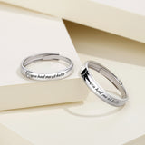 Design English Letter Love Ring At First Sight – Gifts for Couples — 2