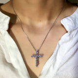 Fashion Jewelry Cross Necklace Zircon Finely – Jewelry Gift Ideas — 3