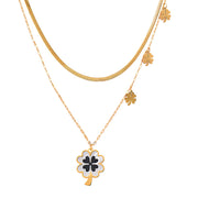 Titanium Steel White Shell Clover Pendant – Jewelry Gift Ideas — 2