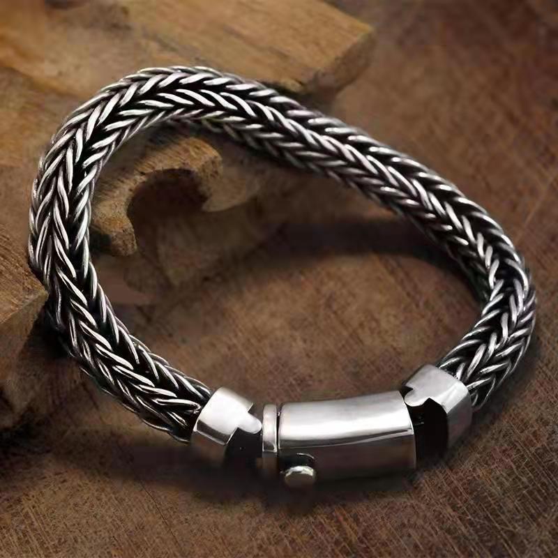 Hand-woven Hemp Rope Bracelet Men Domineering – Jewelry Gift Ideas — 1