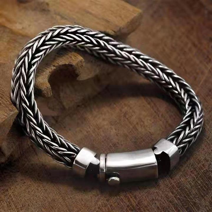 Hand-woven Hemp Rope Bracelet Men Domineering – Jewelry Gift Ideas — 1
