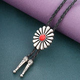 Celtic Pattern Turquoise Agate Bolo Tie – Thoughtful Gifts — 10