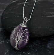Celtic Tree Of Life Pendant & Chain On Teardrop – Jewelry Gift Ideas — 5