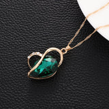 Crystal Love Jewelry Set Necklace Earrings – Jewelry Gift Ideas — 4