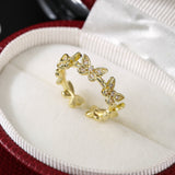 Fashion Micro Diamond Dancing Butterfly Ring – Stylish Gifts — 6
