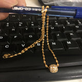 High-end Atmosphere Necklace 24k Gold Plated Bead – Jewelry Gift Ideas — 5