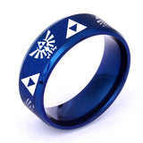 Fashion Triangle Label Stainless Steel Ring – Stylish Gifts — 5