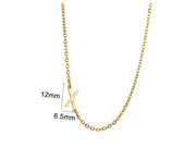 Women's 26 Initial Letter Necklace Simple – Jewelry Gift Ideas — 19