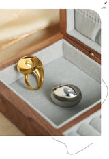 18K Gold Non-fading Chubby Ball Ring For Women – Gifts for Her — 4