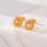 Fashion Multi-color Zircon Stud Earrings Female – Stylish Gifts — 5
