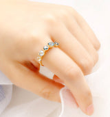 925 Silver Blue Gradual Topaz Ring – Thoughtful Gifts — 1