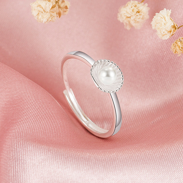 Fashion Shell Pearl Ring For Women – Stylish Gifts — 1