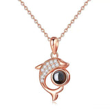 Love Memory Necklace Female Dolphin Projection – Jewelry Gift Ideas — 2