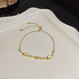 Versatile Zircon Flower Pearl Bracelet – Jewelry Gift Ideas — 16