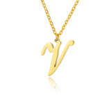 Stainless Steel 26 English Letter Necklace – Jewelry Gift Ideas — 12