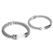 Engraved Titanium Steel Lovers' Day 18K High – Jewelry Gift Ideas — 4